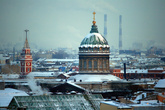 Петербург с высоты Исаакиевского собора.