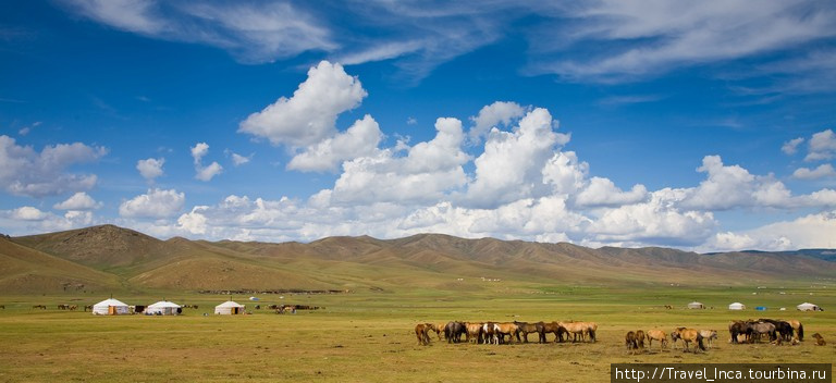 Пейзажи Монголии Монголия