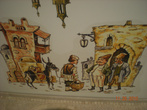 Фрагмент потолочной росписи, со сценами дореволюционного Баку, Книжный пассаж