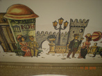 Фрагмент потолочной росписи, со сценами дореволюционного Баку, Книжный пассаж