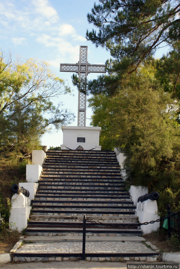 Крест на могиле Архипа Осипова Архипо-Осиповка, Россия