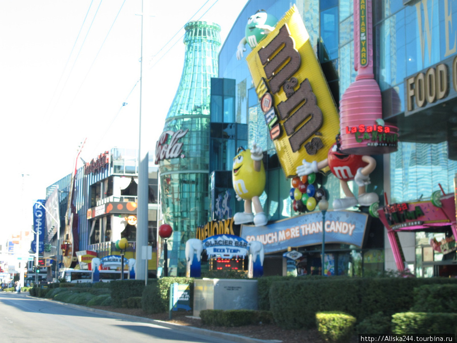 Las Vegas Strip днём Лас-Вегас, CША