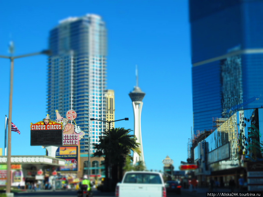 Las Vegas Strip днём Лас-Вегас, CША