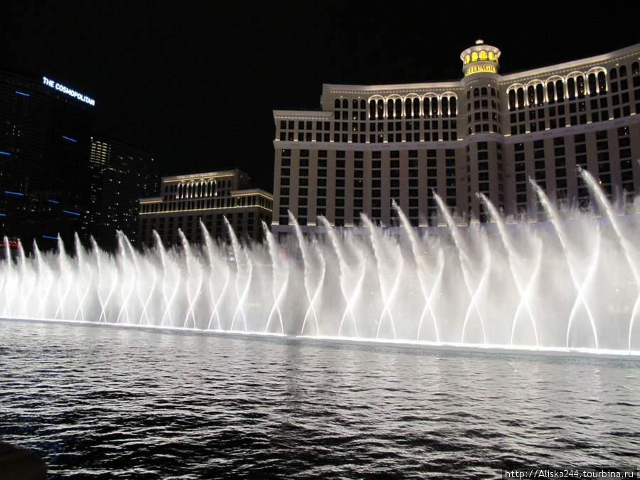 фонтаны Bellagio Лас-Вегас, CША