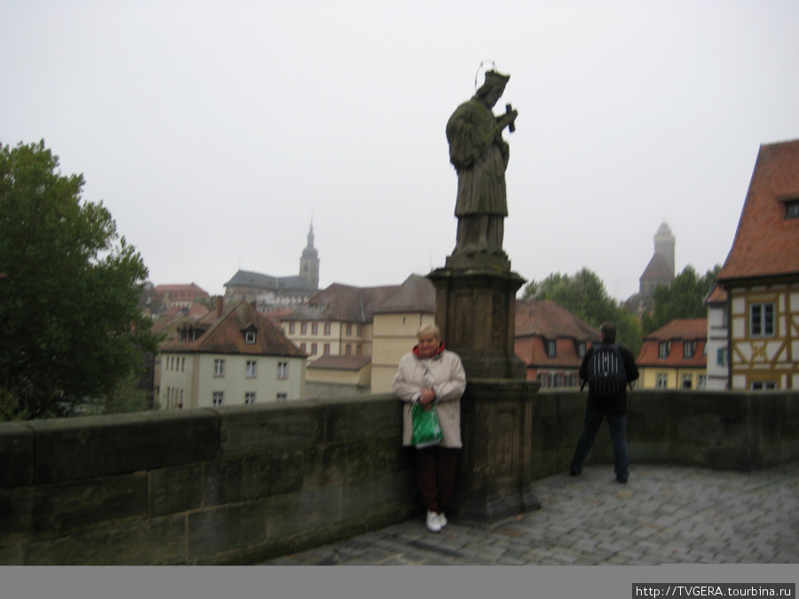 Скульптура Св. Кунигунды на Нижнем мосту Бамберг, Германия