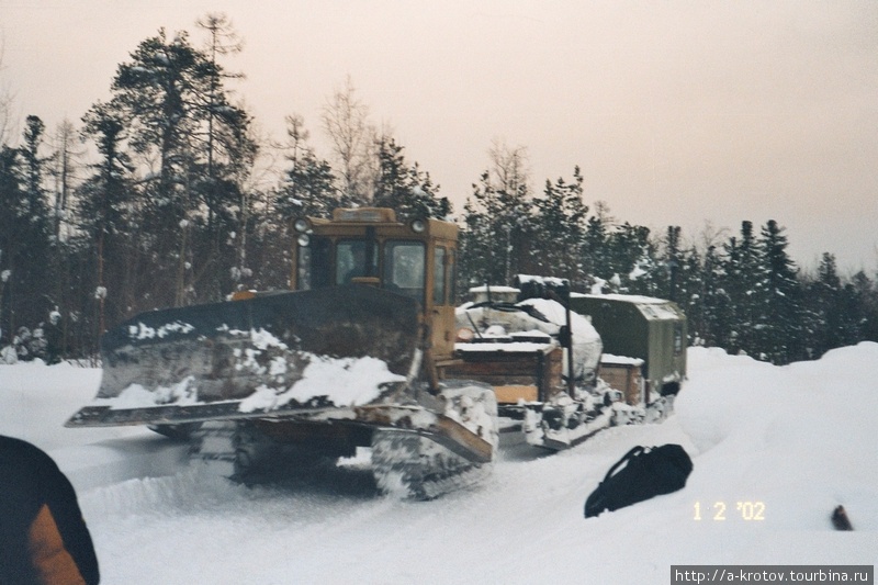 Байкит--Тура: автостоп по зимникам при -52C (из архива) Байкит, Россия