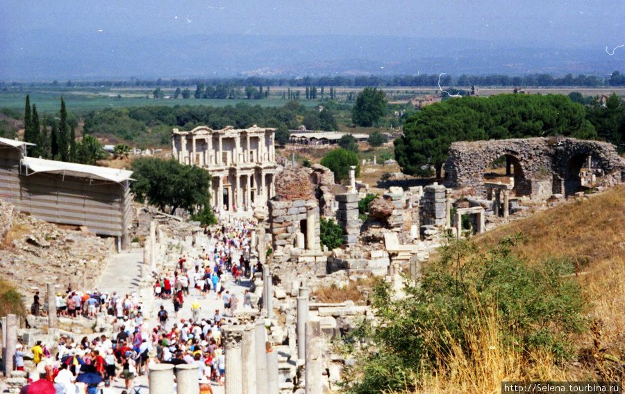 Прогулка по древнему городу Эфесу Эфес античный город, Турция