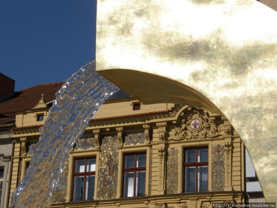 Пльзень — Фонтаны на площади Республики Пльзень, Чехия