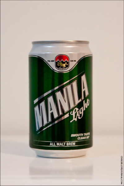 Manila Light
Тип: All Malt
Крепость: 5 %
Стоимость: 29 песо
Комментарий: хрень, а не пиво, вода, и на цвет и на вкус. Сладковатое. 
Перегазировано
Рейтинг: 3 Филиппины