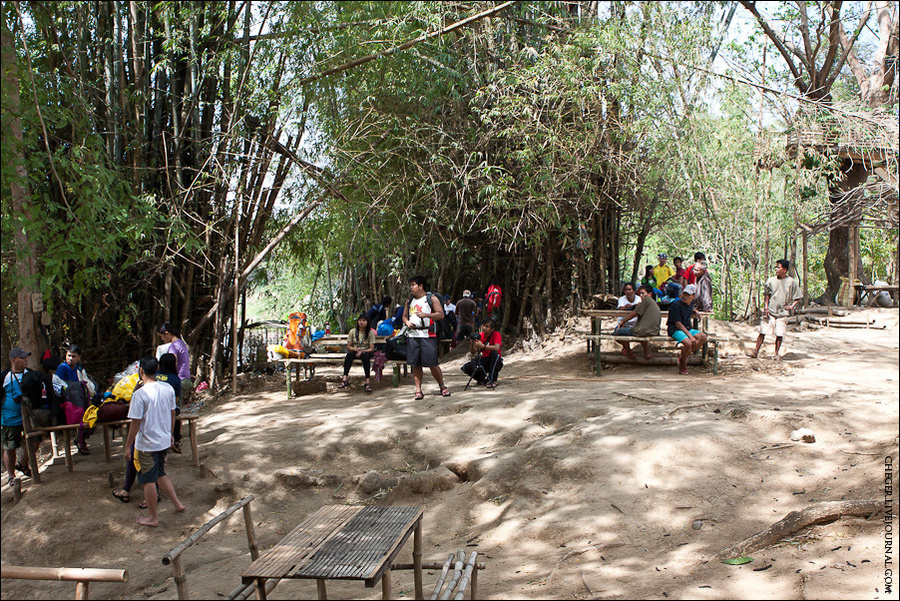 Небольшой лагерь, где можно нанять гида Кабанатуан, Филиппины