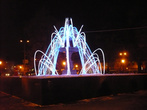 первый нижегородский фонтан. вид зимой