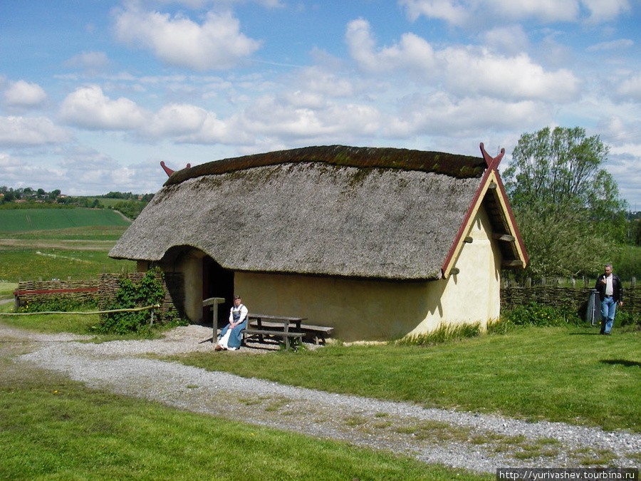 Хобро, реконструкция деревни викингов Дания