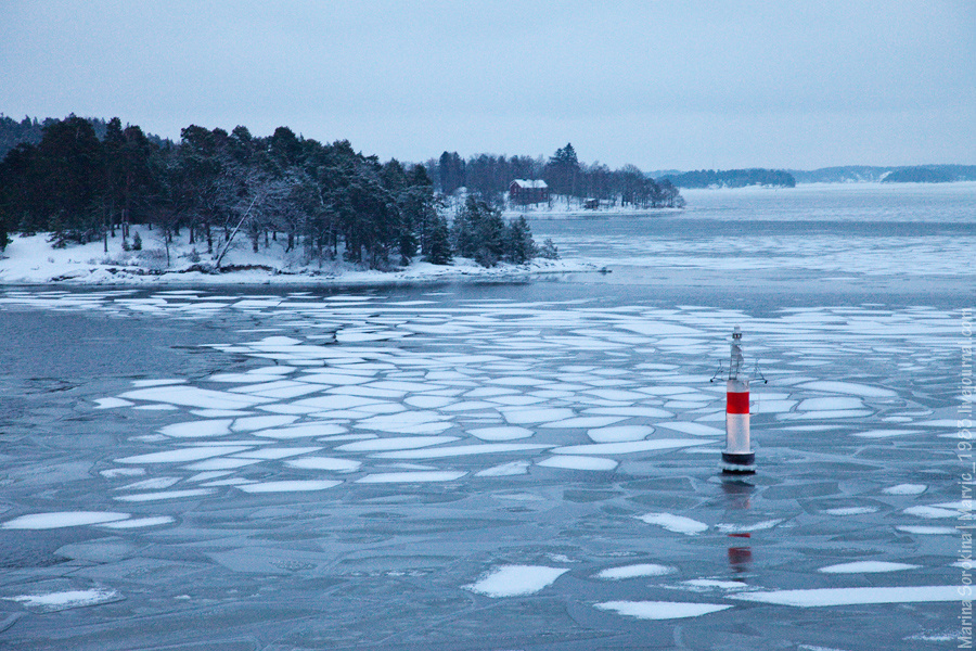 Зимние шхеры Стокгольм, Швеция