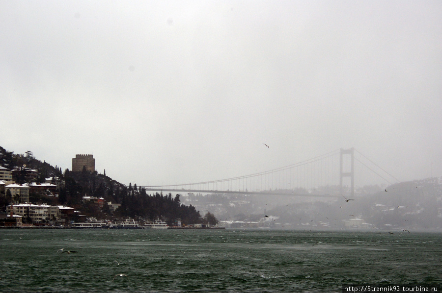 Вид на 2-й мост через Босфор. Стамбул, Турция