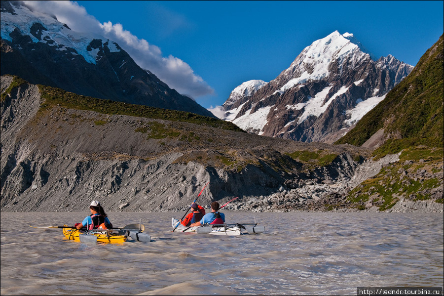 Окрестности Mount Cook Аораки Маунт Кук Национальный Парк, Новая Зеландия