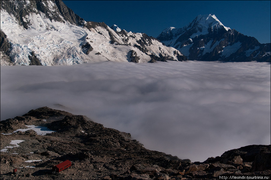 Окрестности Mount Cook Аораки Маунт Кук Национальный Парк, Новая Зеландия