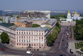 Вид с колокольни Софийского собора в Киеве