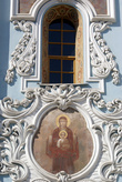 Фрагмент украшения надвратной Троицкой церкви в Киево-Печерской Лавре
