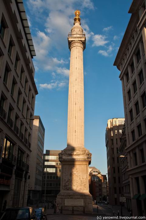 Памятник Великому пожару Лондон, Великобритания