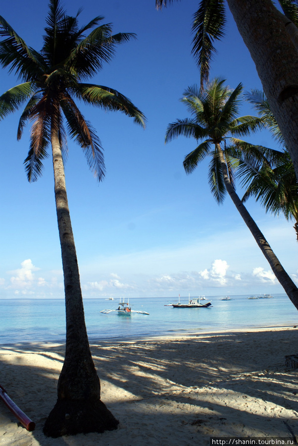 Пляж на острове Баракай Остров Боракай, Филиппины