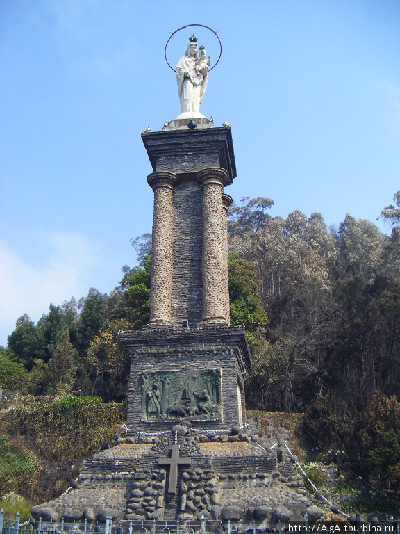 Статуя Богоматери.Tereiro da Luta Регион Мадейра, Португалия
