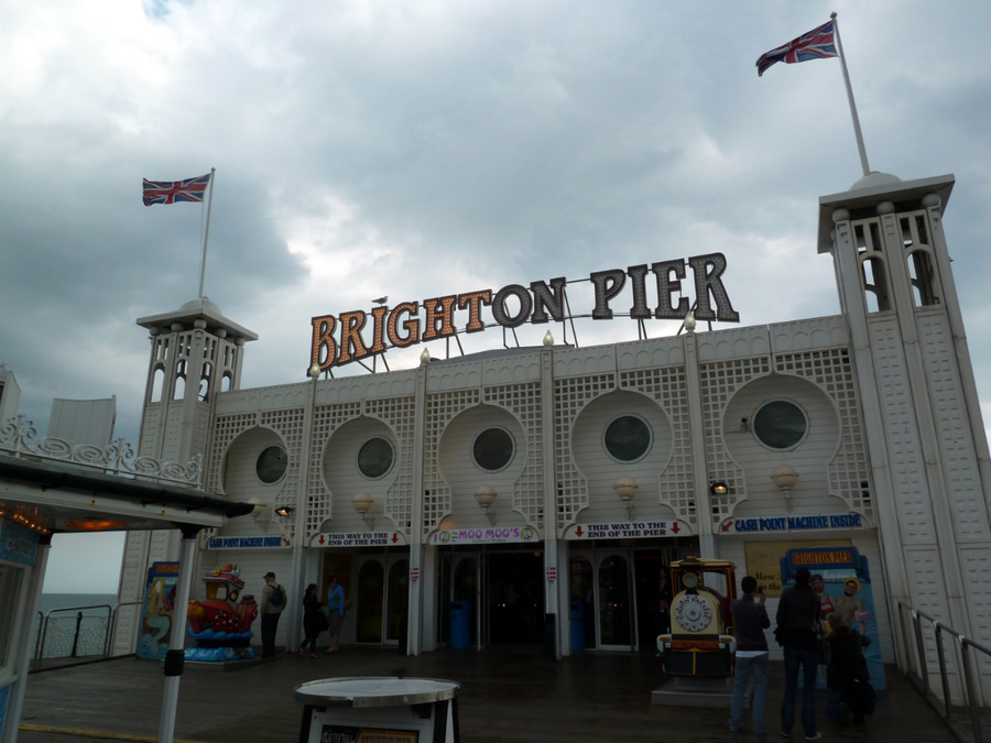 Brighton pier Брайтон, Великобритания