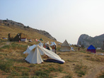 Лагерь участников фестиваля