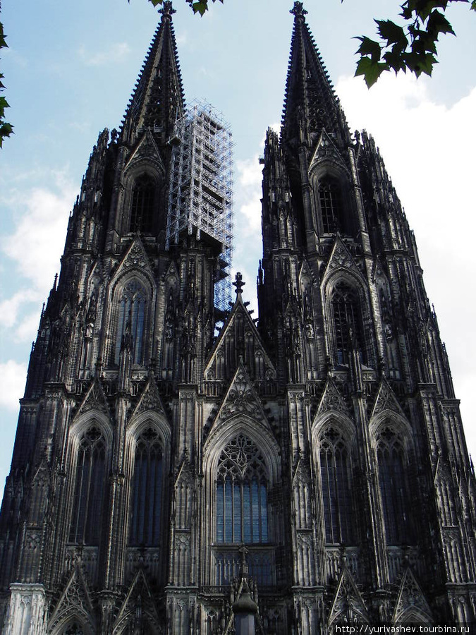 Кёльн, панорамы с собора Кёльн, Германия