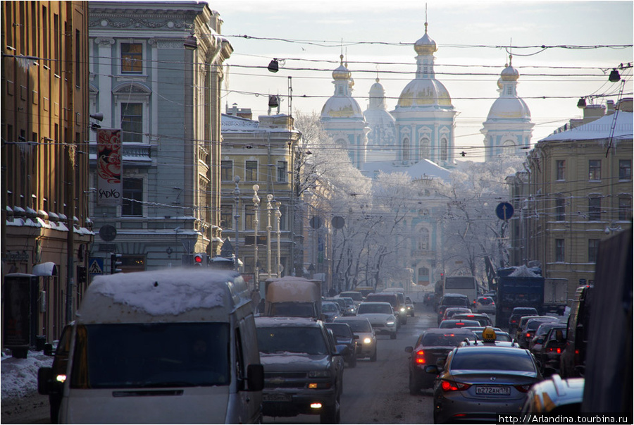 Улицы санкт петербурга зимой