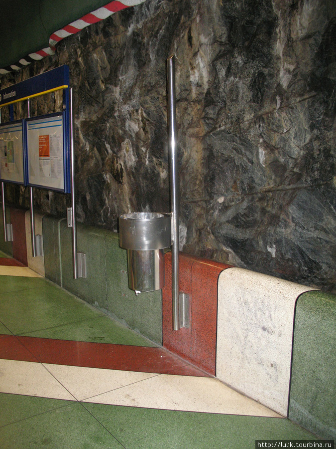 Стокгольмское метро. Станция Kungsträdgården Стокгольм, Швеция