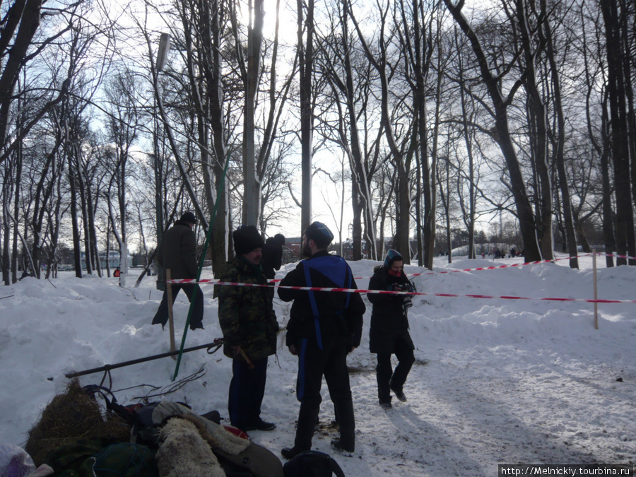 Празднование Масленицы на Крестовском острове Санкт-Петербург, Россия