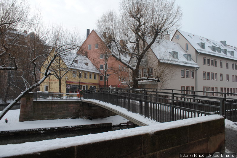 Белый старый город Дюрера Нюрнберг, Германия