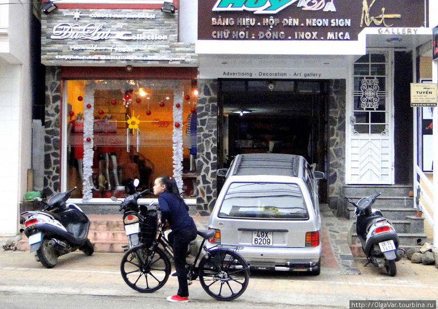 Далат. Здесь уже встречаются более современные модели велосипедов Вьетнам