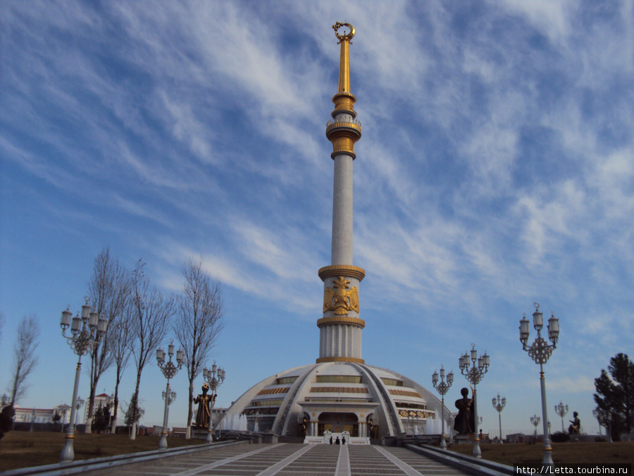 Город сквозь призму фонарей Ашхабад, Туркмения