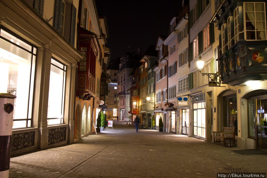 Ночной Цюрих Цюрих, Швейцария