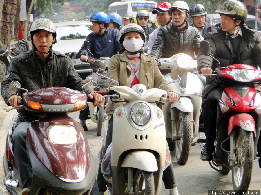 Особенности национального  дорожного движения Хошимин, Вьетнам