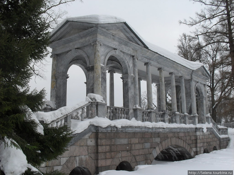Пушкин - дворцы и парки зимой Пушкин, Россия