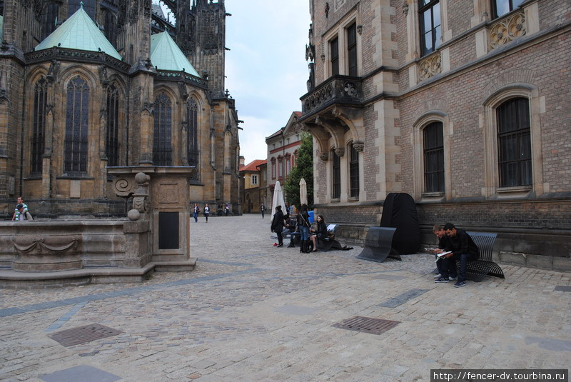 Пражский град без собора Святого Витта Прага, Чехия