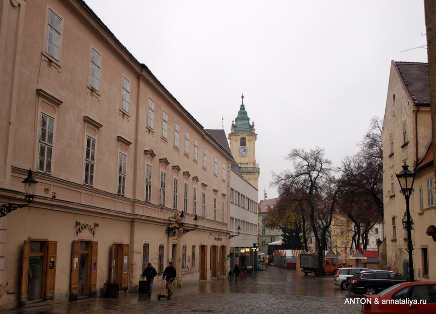 Улицы старого города Братислава, Словакия