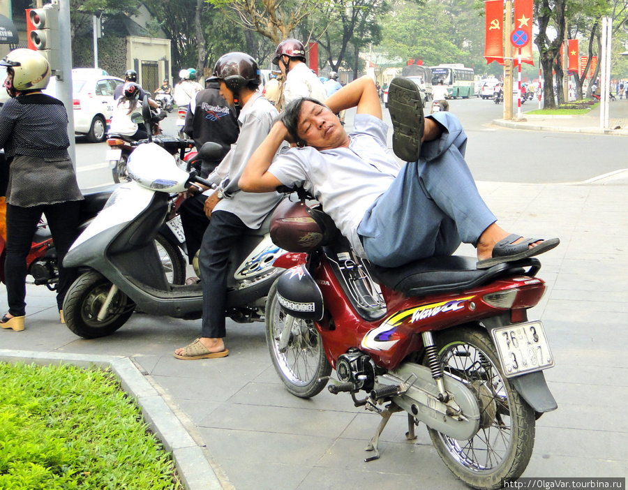 Вьетнамские мотобайкеры Хошимин, Вьетнам