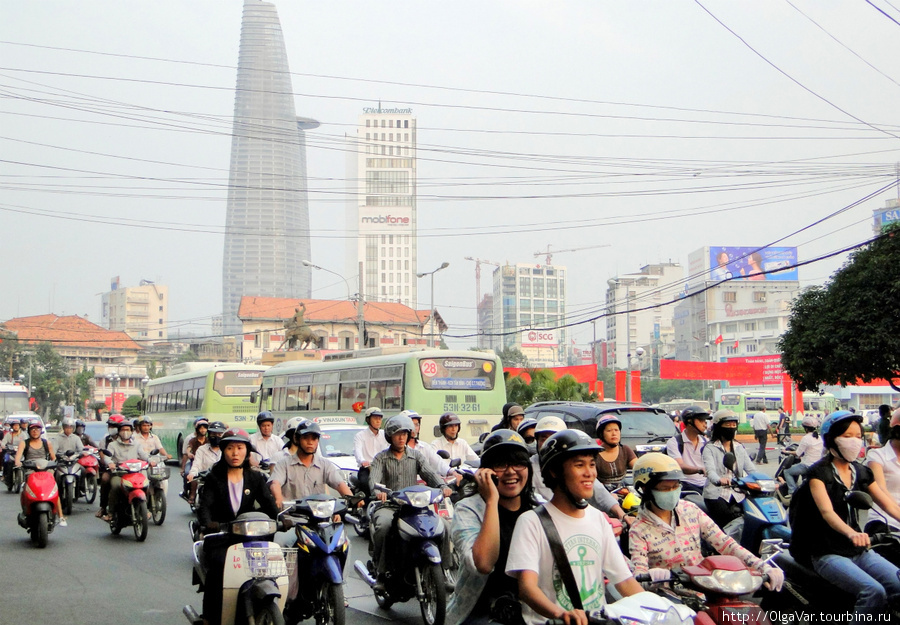 Вьетнамские мотобайкеры Хошимин, Вьетнам
