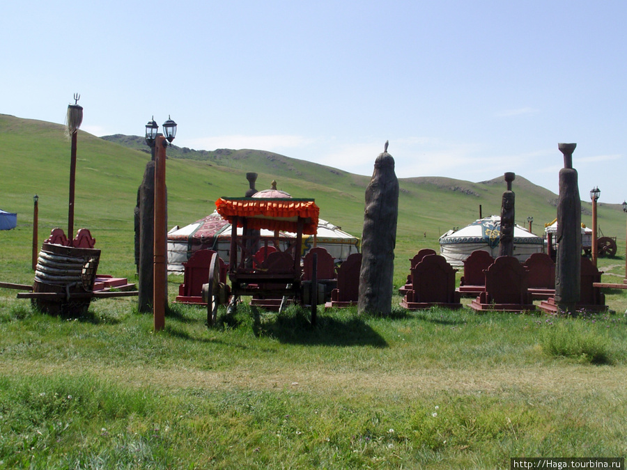Туристическая база Чингис Хан Хурээ - ставка Чингисхана.
