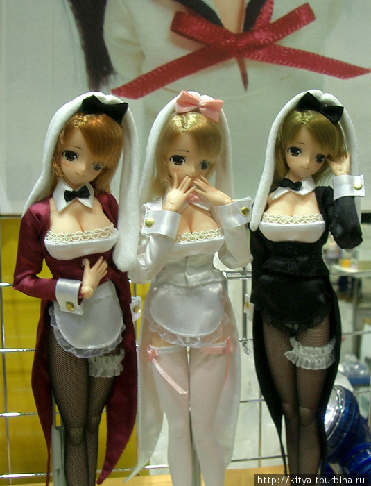 Куклы девушек и девушки-куклы Токио, Япония