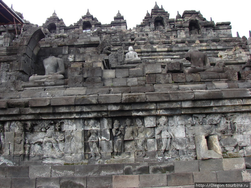Огромная ступа-храм Ява, Индонезия