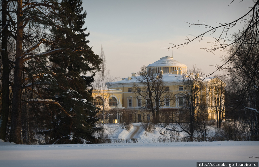 Павловский музей-заповедник зимой
