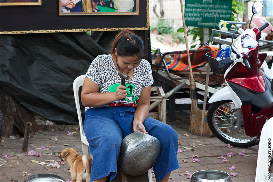 Изготовители горшком для монеток Бангкок, Таиланд