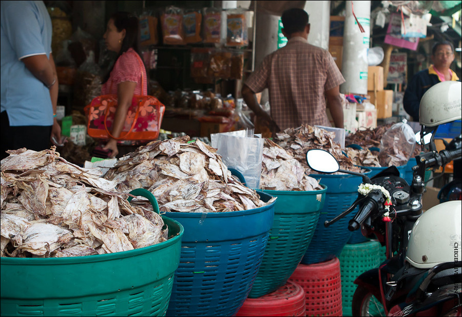 Рыбный рынок Бангкок, Таиланд