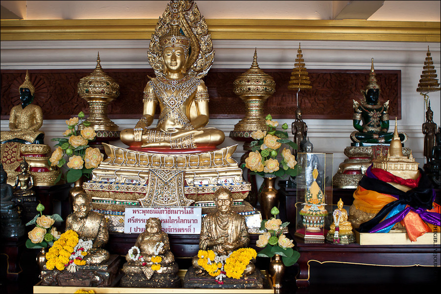 Внутри храма Бангкок, Таиланд