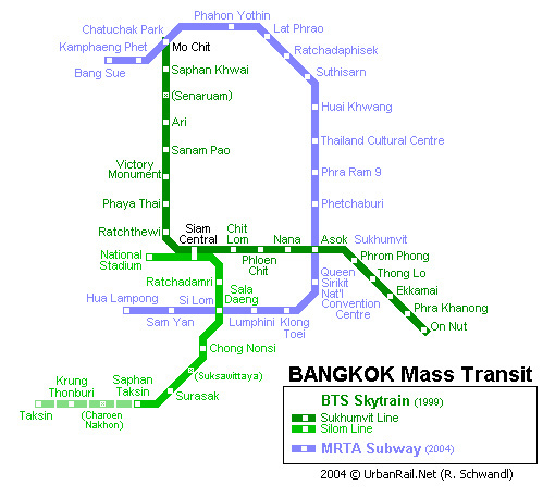 Про наземное метро Бангкок, Таиланд