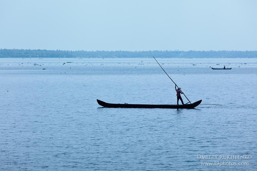 Каналы Кералы - Kerala Backwaters Аллеппи, Индия